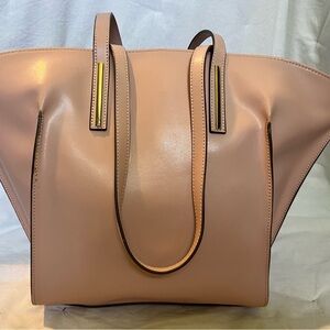 Blush Leather Tote